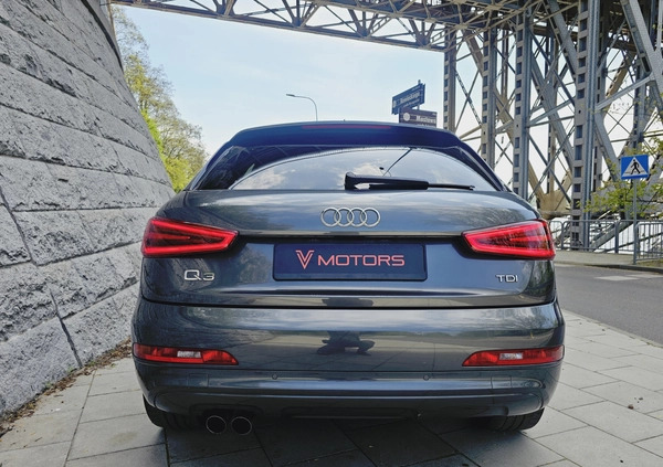 Audi Q3 cena 57700 przebieg: 239647, rok produkcji 2013 z Szczekociny małe 781
